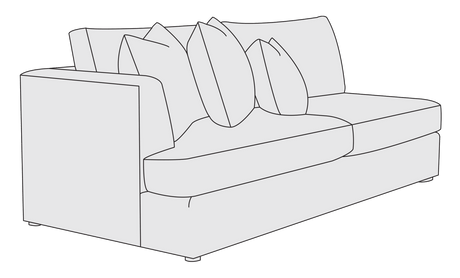 Bernhardt Sydney 5 PC Sectional - Home Elegance USA