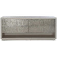 Ware Dresser Pika Walnut & Cast Aluminum 4-Drawer Modern Storage | Bernhardt