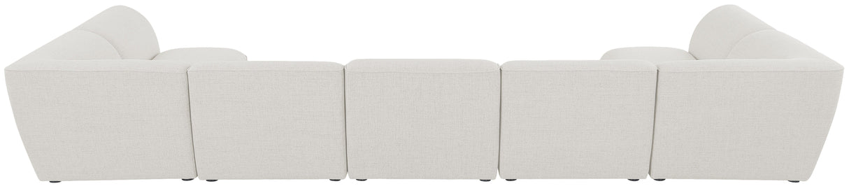 Miramar - Modular Sectional 7 Piece - Cream - Home Elegance USA