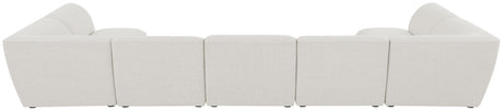 Miramar - Modular Sectional 7 Piece - Cream - Home Elegance USA