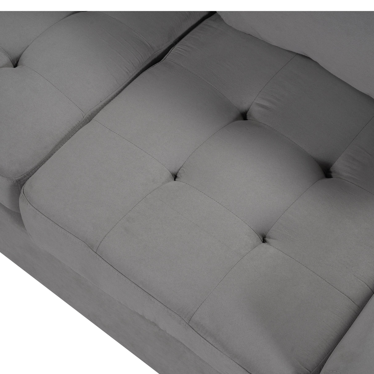 Orisfur. Modern Sectional Sofa with Reversible Chaise, L Shaped  Couch Set with Storage Ottoman and Two Cup Holders for Living Room - Home Elegance USA
