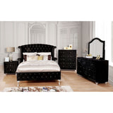 Alzire - 5 Piece Queen Bedroom Set With Chest - Black - Home Elegance USA