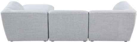 Miramar - Modular Sectional 4 Piece - Gray - Fabric - Home Elegance USA