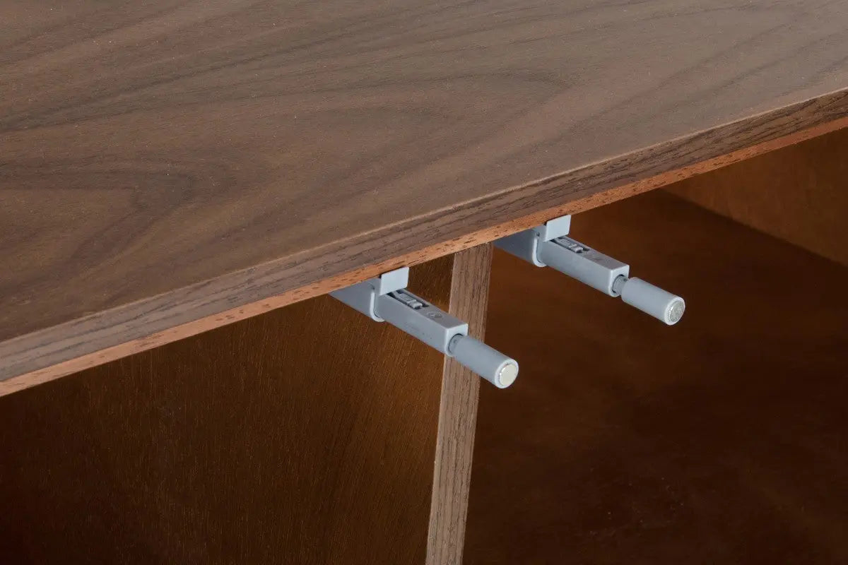 Vig Furniture - Modrest Weylyn Modern Charcoal Grey & Walnut Buffet - Vgmabh-374