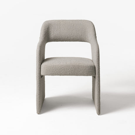 Vig Furniture Modrest Bishop - Modern Grey Fabric Dining Chair
