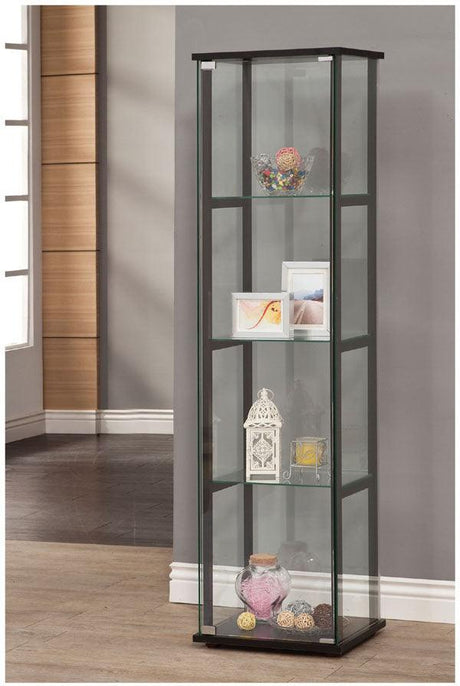 Coaster Furniture - Black Curio Cabinet - 950171