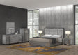 Blade 6 Piece Eastern King Bedroom Set In Grey - 17450Ek-6Set | J&M