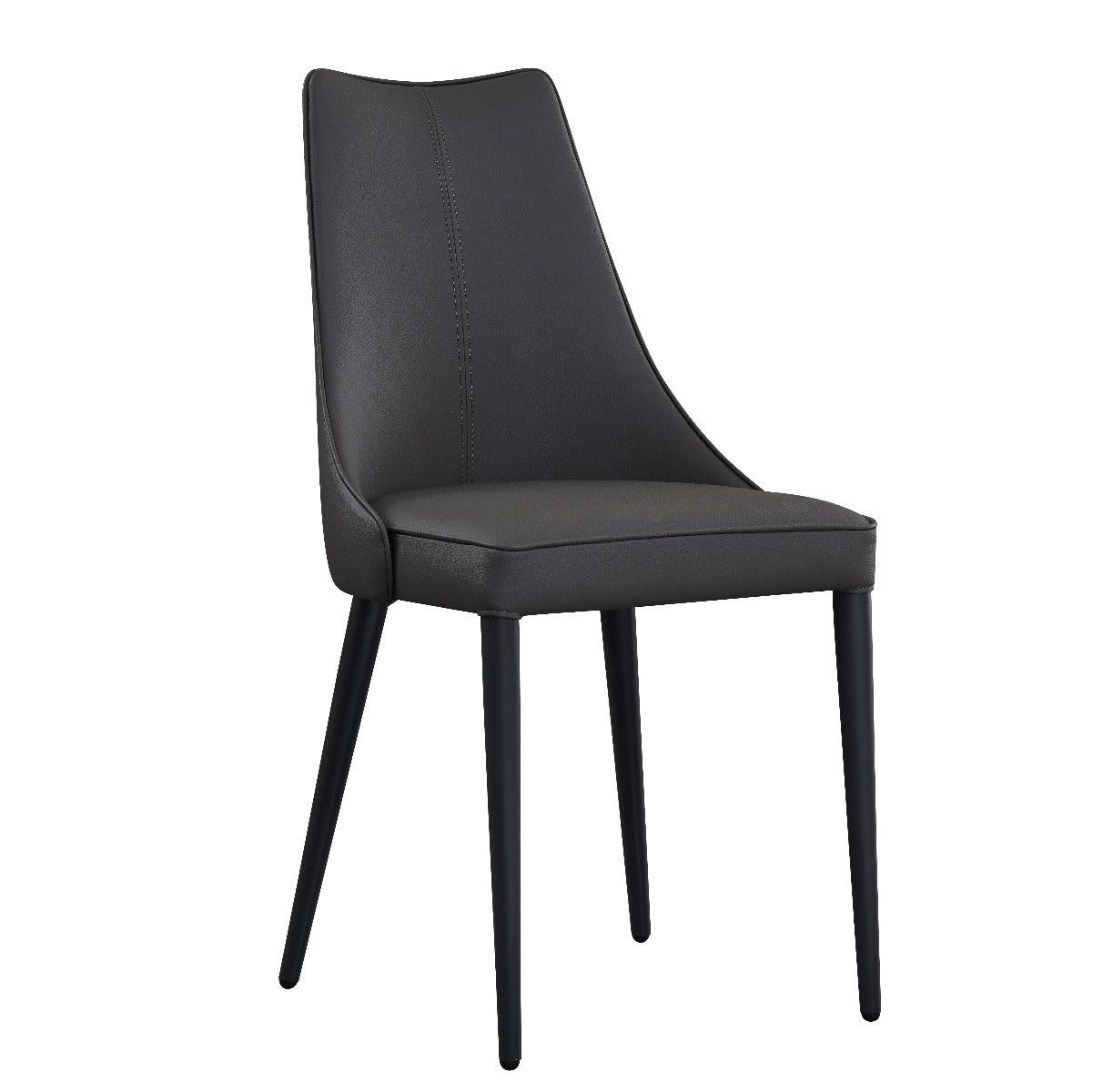 Bosa - Moderna Dining Chair Set Of 2 In Grey - 17444 | J&M | Home Elegance USA