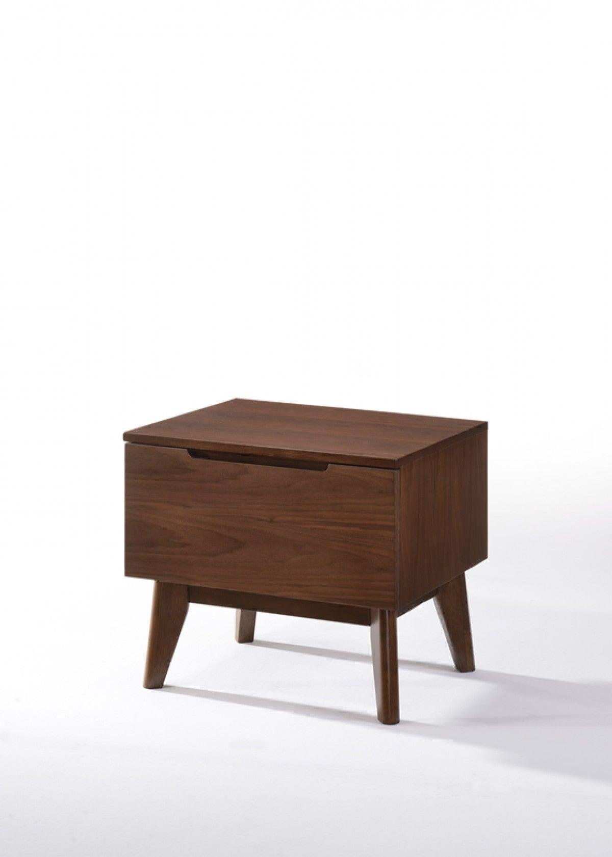Vig Furniture - Modrest Lewis Mid-Century Modern Walnut Nightstand - Vgmabr-36-Ns