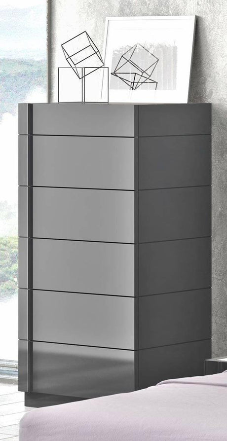Braga Natural Grey Lacquer Chest - 178671 - C | J&M | Home Elegance USA