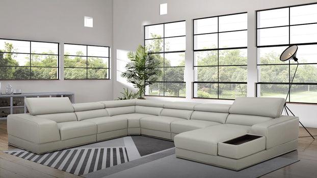 1576 Grey Sectional Right Kuka - 1576Sectionalright | ESF | Home Elegance USA