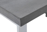 Vig Furniture - Modrest Carson Modern Grey Elm & Stainless Steel Desk - Vgvcbt-002-Gry