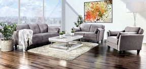 Ysabel - Sofa & Love Seat & Chair - Warm Gray