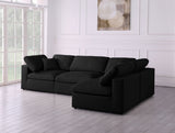 Plush - Cloud Modular Sectional - Black - Home Elegance USA