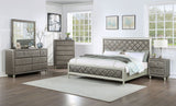 Xandria - 5 Piece Queen Bedroom Set With Chest - Champagne - Home Elegance USA