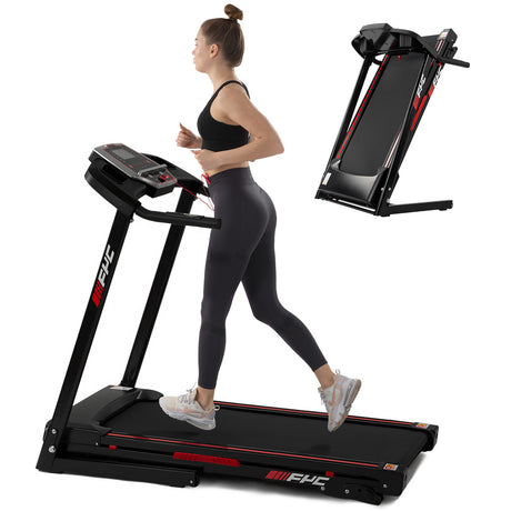 Folding Treadmills for Home - 3.5HP Portable Foldable with Incline, Electric Treadmill for Running Walking Jogging Exercise with 12 Preset Programs, Indoor Workout Training Space Save Apartment