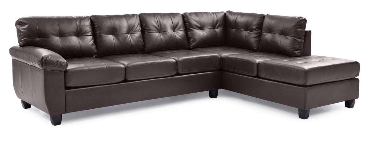 Glory Furniture Gallant G905B-SC Sectional , CAPPUCCINO - Home Elegance USA