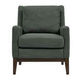 Adel 28.5" W Accent Chair-Dark Gray - Home Elegance USA