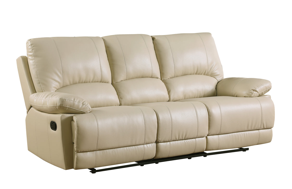 Global United Leather-Air Recliining  Sofa - Home Elegance USA