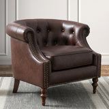 Ophelia Button Tufted Accent Chair - Home Elegance USA