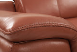 Global United Genuine Italian Leather Power Reclining Sofa