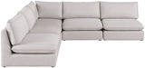 Mackenzie - Modular Sectional 5 Piece - Beige - Modern & Contemporary - Home Elegance USA