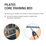 Pilates Bed Beech Wood Pilates Equipment Pilates Home and Studio Reformer