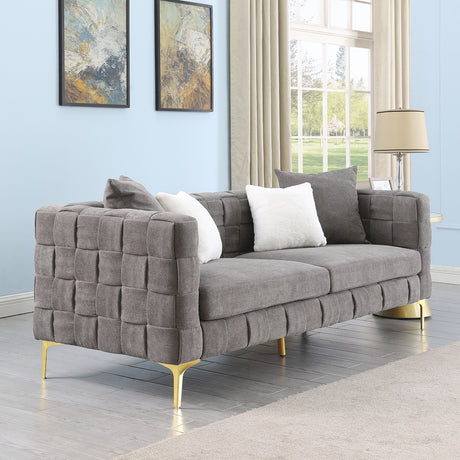 Deepth 35", length 85" weave sofa ,contemporary new concept sofa.handcrafted weave sofa. 3 seater - W1099S00060 - Home Elegance USA - 3