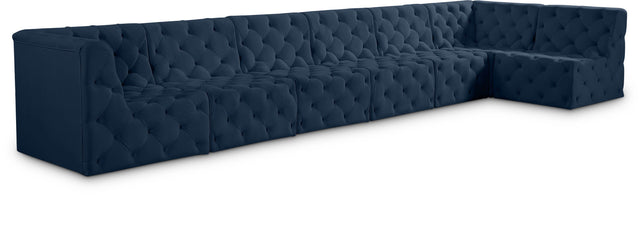 Tuft - Modular Sectional 7 Piece - Navy - Home Elegance USA