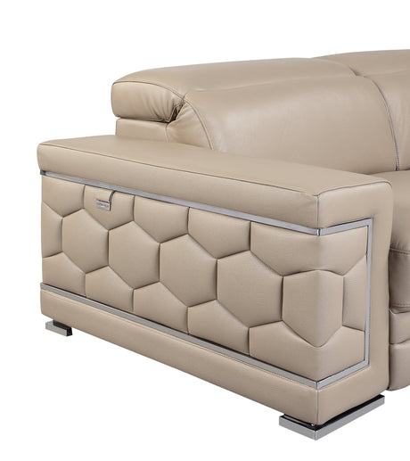 Top Grain Italian Leather Chair - Home Elegance USA