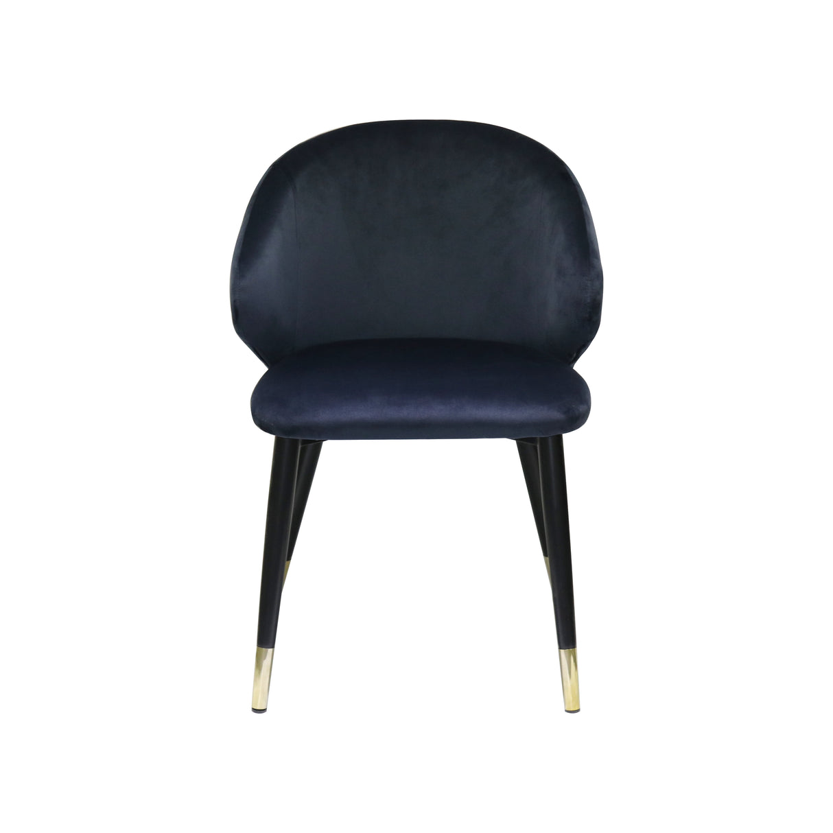 Modrest Elon Modern Blue Velvet Dining Chair (Set of 2) - Home Elegance USA