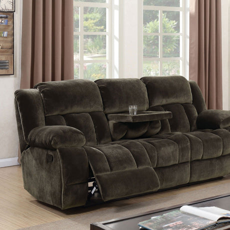 Sadhbh - Sofa & Loveseat - Dark Brown - Home Elegance USA