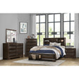 Chesky Warm Espresso 5 Piece Queen Platform Storage Bedroom Set 1753-1-5 | Homelegance