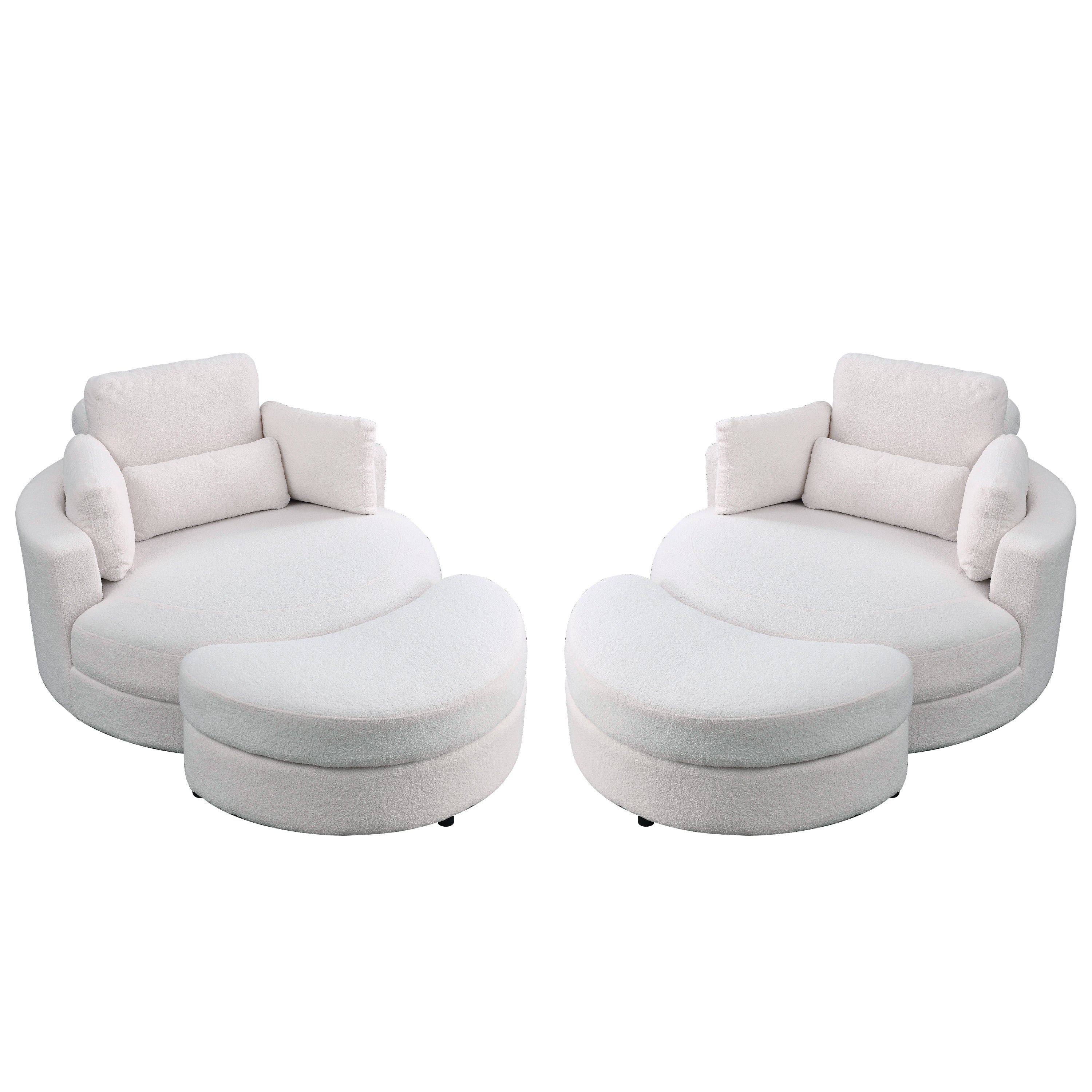 Large round best sale lounge chair