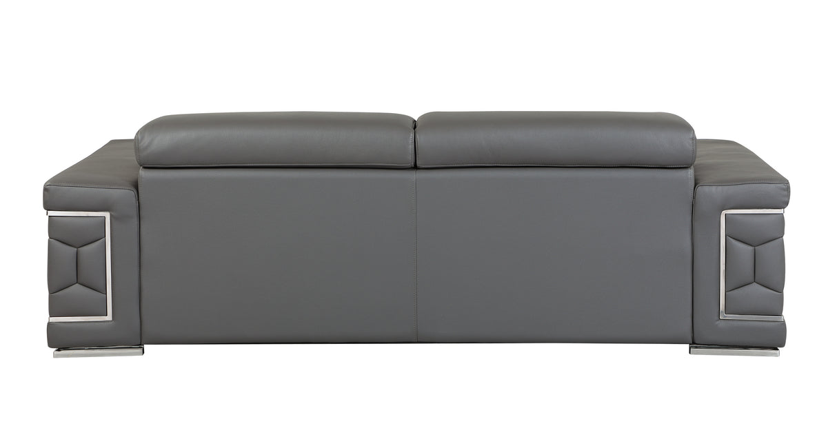 Top Grain Italian Leather Sofa - Home Elegance USA