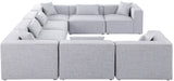 Cube - Modular Sectional - Gray - Home Elegance USA