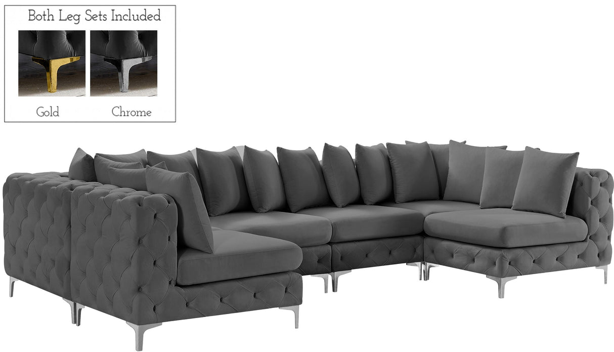 Tremblay - Modular Sectional 6 Piece - Gray - Modern & Contemporary - Home Elegance USA