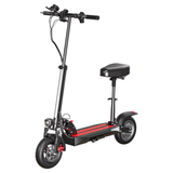 E-Scooters Off Road Foldable 10 inches Long Range E-Scooter With Seat  500W 48V 12.5ah