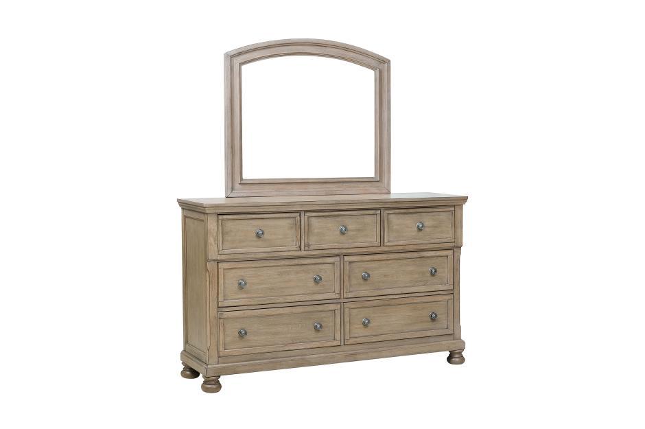 Homelegance - Bethel Dresser With Mirror - 2259Gy-5-6