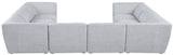 Miramar - Modular Sectional 8 Piece - Gray - Home Elegance USA