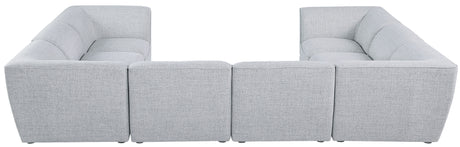 Miramar - Modular Sectional 8 Piece - Gray - Home Elegance USA