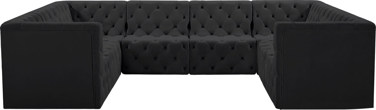 Tuft - Modular Sectional 8 Piece - Black - Fabric - Home Elegance USA