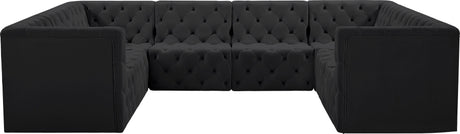 Tuft - Modular Sectional 8 Piece - Black - Fabric