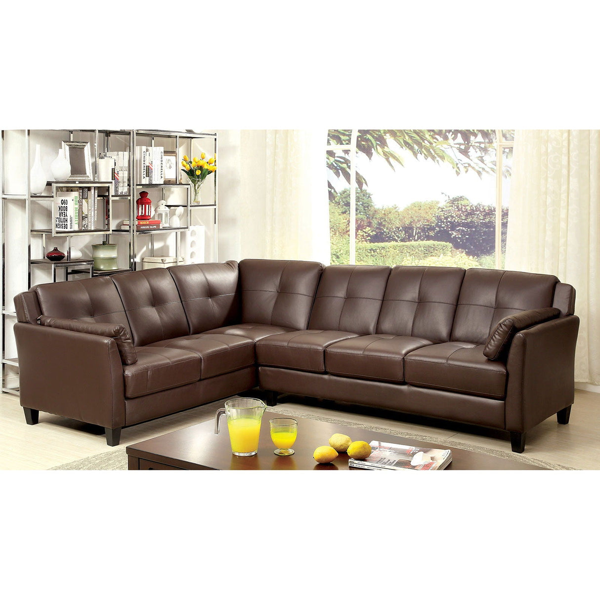 Peever - Sectional - Home Elegance USA