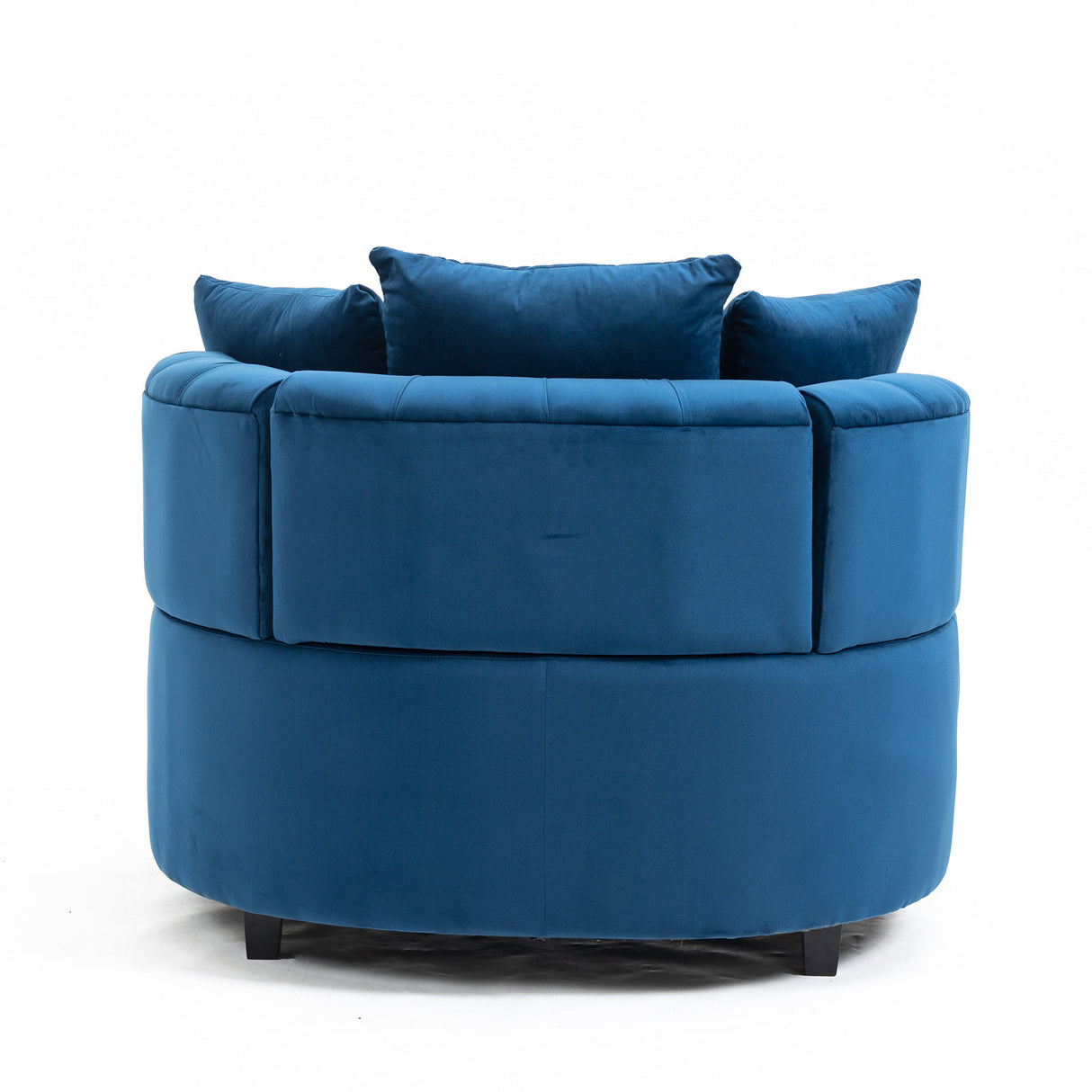 A&A Furniture,Accent Chair / Classical Barrel Chair for living room / Modern Leisure Sofa Chair (Blue) Home Elegance USA