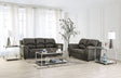 Meyrin - Sofa & Loveseat - Dark Gray