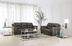 Meyrin - Sofa & Loveseat - Dark Gray