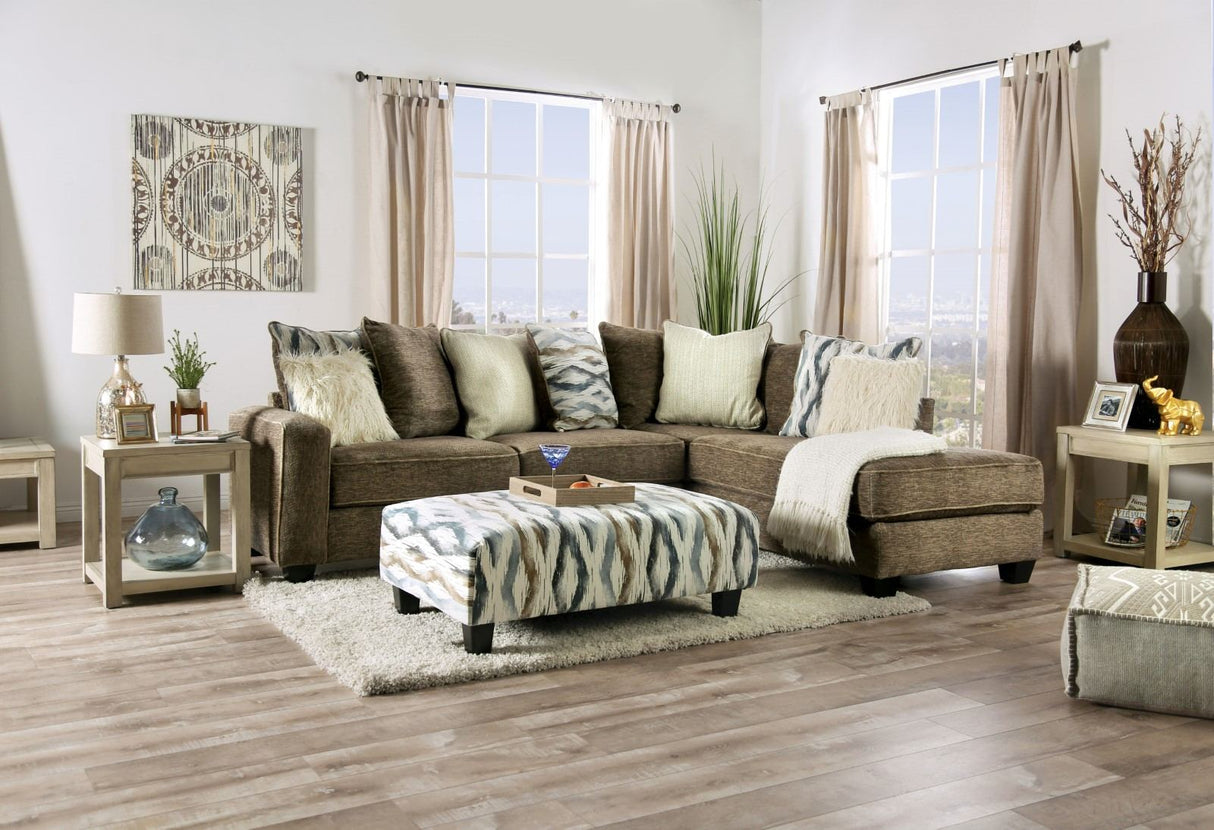 Kempston - Sectional - Brown - Home Elegance USA