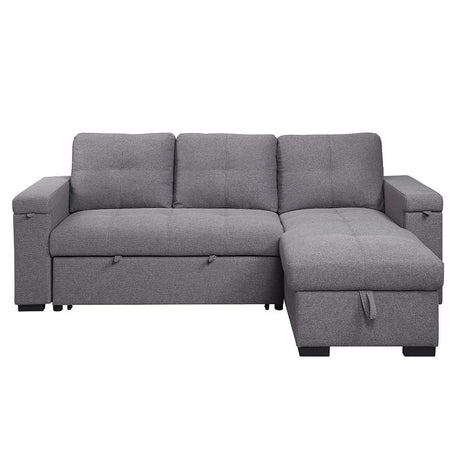 Jacop - Sectional Sofa - Dark Gray Fabric - Home Elegance USA