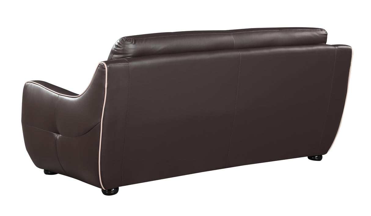 Genuine Leather Sofa Home Elegance USA